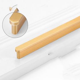 Gold Wardrobe Door Handle Lengthened Aluminum Alloy Cabinet Drawer Cabinet Door Handle (Option: L5319 Brushed Gold500)