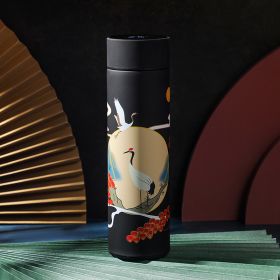 Chinese Style Retro Cup Ins Feng Guochao (Option: Chinese style black-USB)