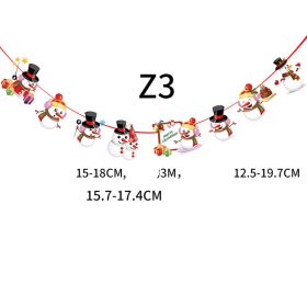 Paper Flags Are Arranged In The Atmosphere Of Christmas Scenes (Option: Z3)