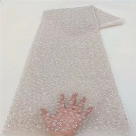 Bubble Beads Tube Embroidery Gown Beads Sequin Sequined Fabric (Option: 2 Style-Color-2 Yards)